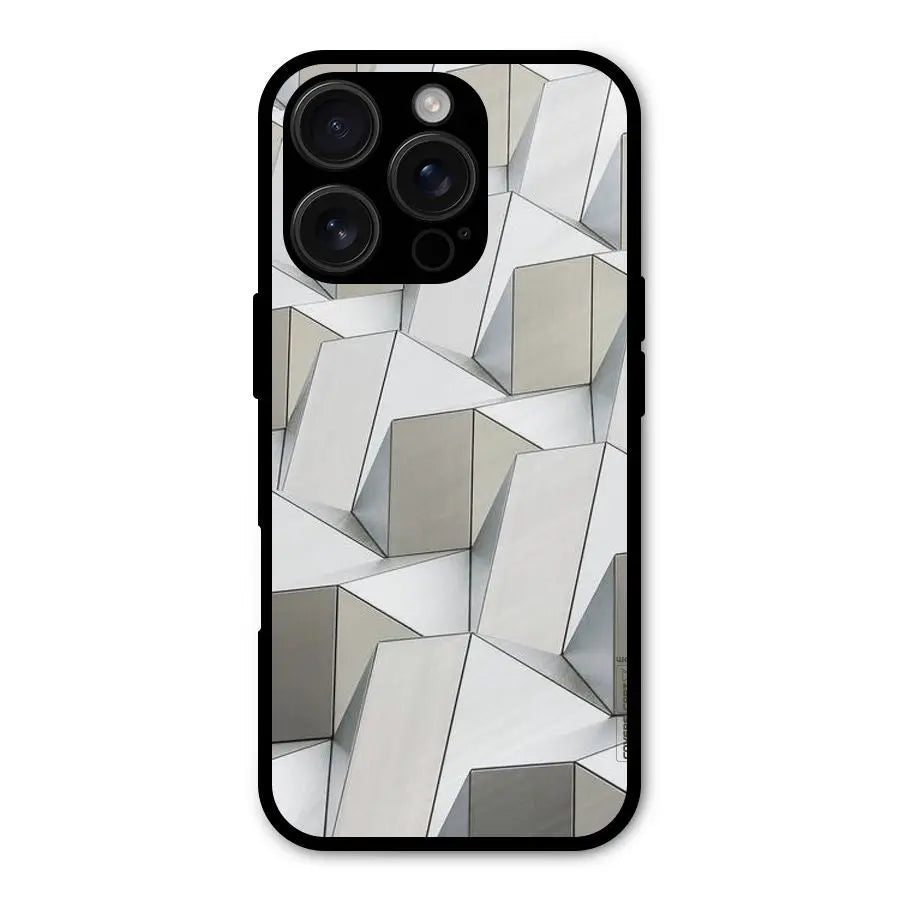 White Abstract Art Shockproof Hybrid Protection (Metal + TPU) Back Case Cover CoversCart