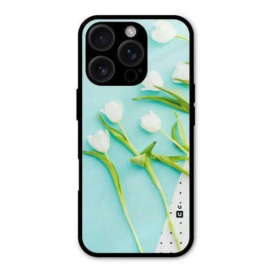 White Tulips Shockproof Hybrid Protection (Metal + TPU) Back Case Cover CoversCart