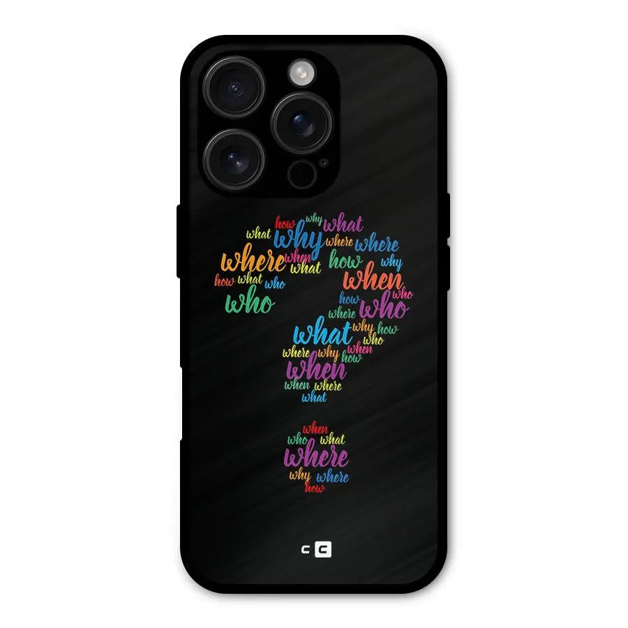 Why When Where How Shockproof Hybrid Protection (Metal + TPU) Back Case Cover CoversCart