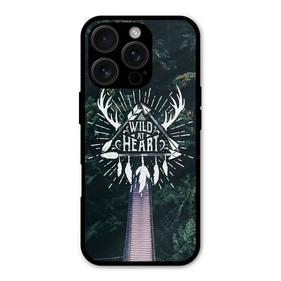 Wild Heart Shockproof Hybrid Protection (Metal + TPU) Back Case Cover CoversCart