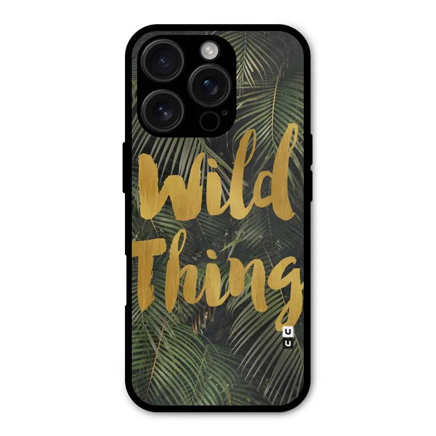 Wild Leaf Thing Shockproof Hybrid Protection (Metal + TPU) Back Case Cover CoversCart