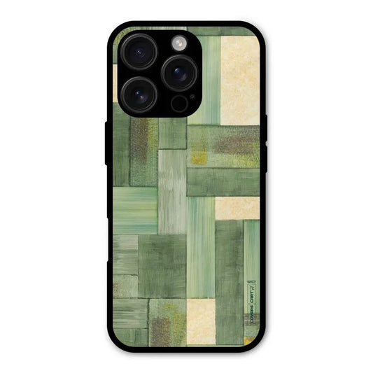 Wooden Green Texture Shockproof Hybrid Protection (Metal + TPU) Back Case Cover CoversCart