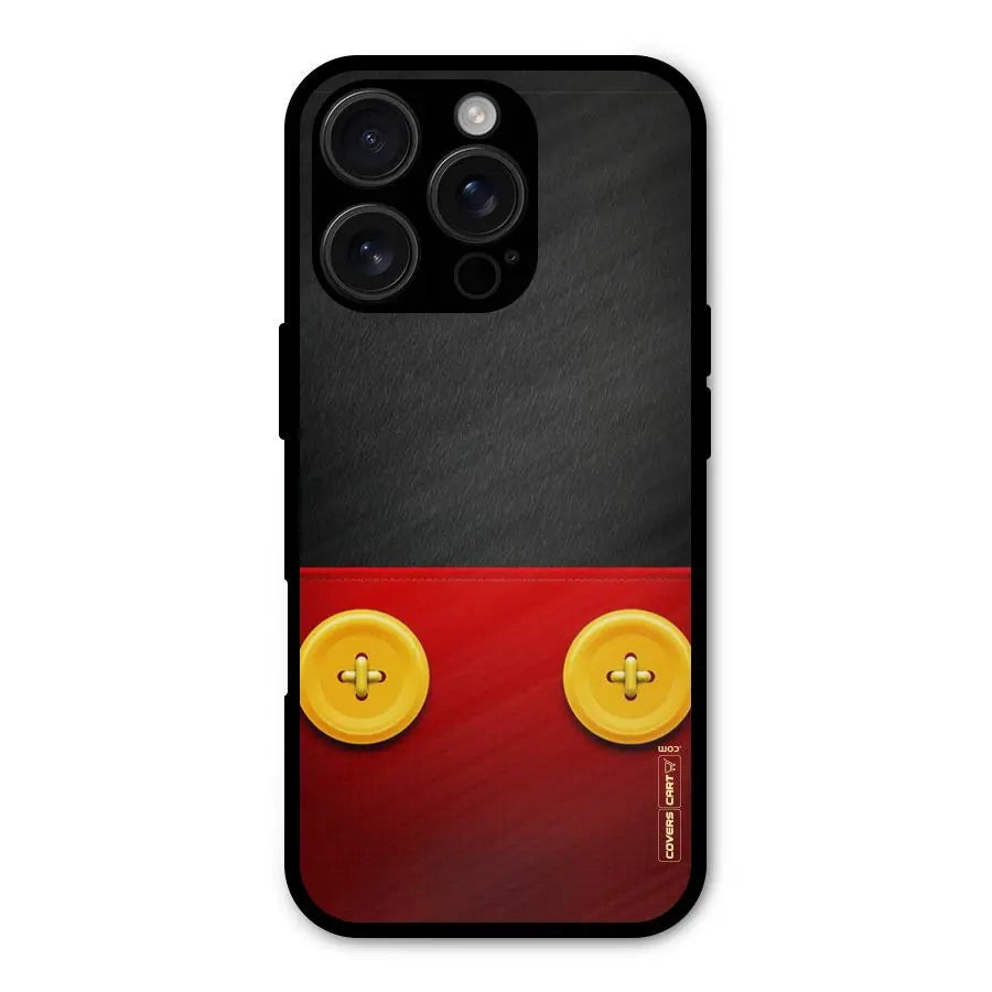 Yellow Button Shockproof Hybrid Protection (Metal + TPU) Back Case Cover CoversCart