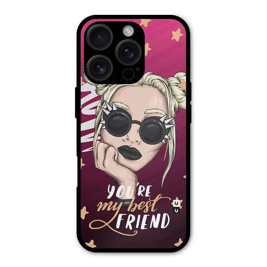 You My Best Friend Shockproof Hybrid Protection (Metal + TPU) Back Case Cover CoversCart