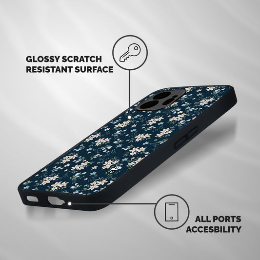 Aesthetic Bloom Shockproof Hybrid Protection (Metal + TPU) Back Case Cover