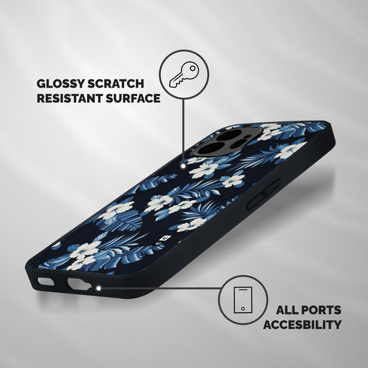 Aesthicity Floral Shockproof Hybrid Protection (Metal + TPU) Back Case Cover