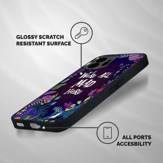 All Mad Shockproof Hybrid Protection (Metal + TPU) Back Case Cover