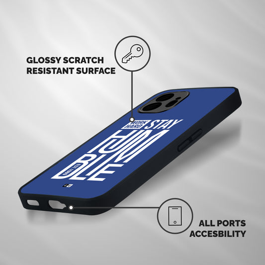 Always Stay Humble Shockproof Hybrid Protection (Metal + TPU) Back Case Cover