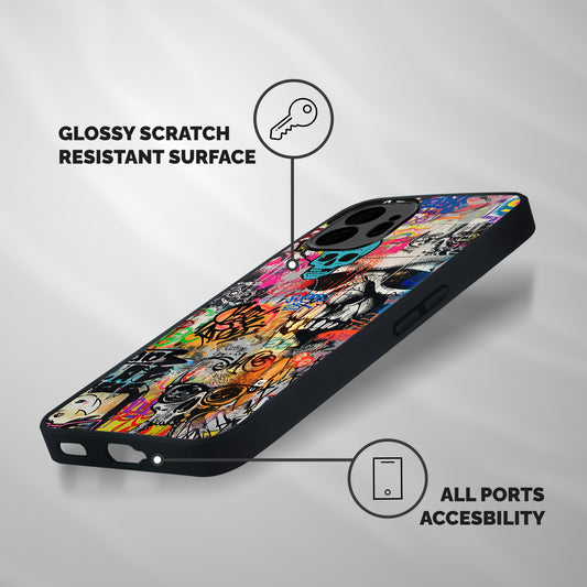 Amazing Street Art Shockproof Hybrid Protection (Metal + TPU) Back Case Cover