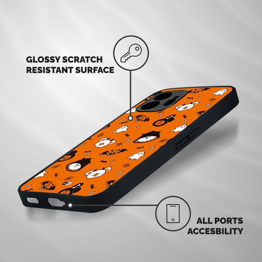 Amuse Halloween Shockproof Hybrid Protection (Metal + TPU) Back Case Cover