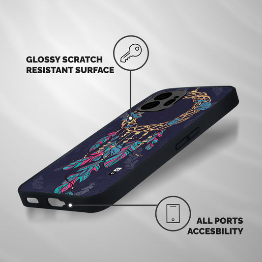 Animated Dream Catcher Shockproof Hybrid Protection (Metal + TPU) Back Case Cover