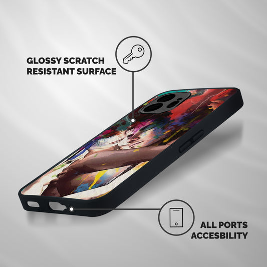 Artsy Romance Shockproof Hybrid Protection (Metal + TPU) Back Case Cover