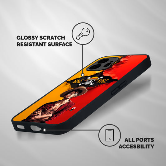 Attitude Luffy Shockproof Hybrid Protection (Metal + TPU) Back Case Cover