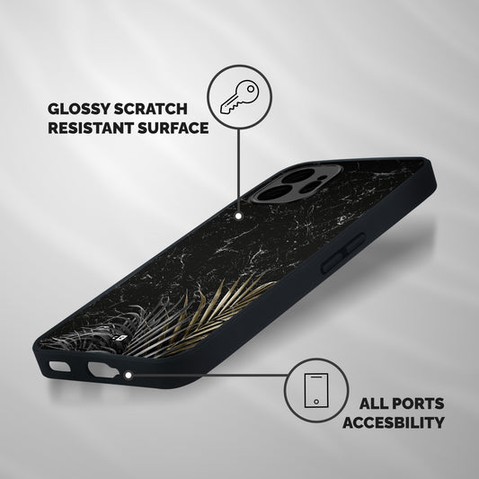 Awesome Royal Marble Shockproof Hybrid Protection (Metal + TPU) Back Case Cover
