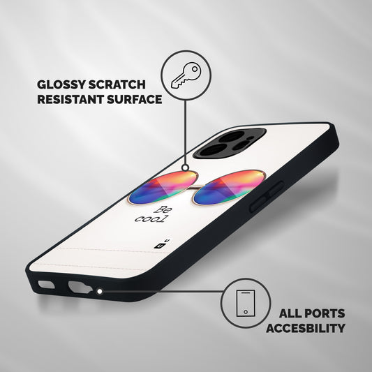Be Cool Shockproof Hybrid Protection (Metal + TPU) Back Case Cover