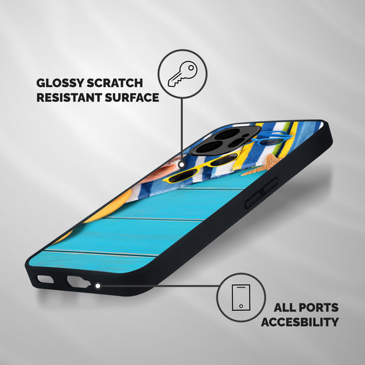 Beach Ready Shockproof Hybrid Protection (Metal + TPU) Back Case Cover