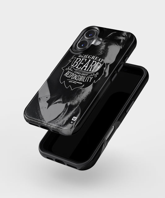 Beard Responsibility Quote MagSafe Bumper Case