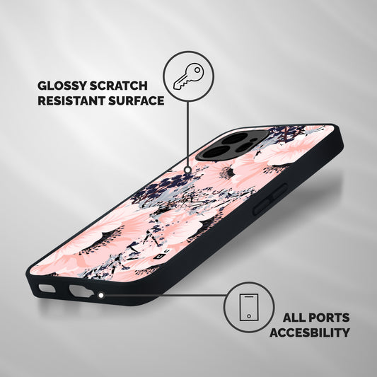Beautiful Flowers Shockproof Hybrid Protection (Metal + TPU) Back Case Cover