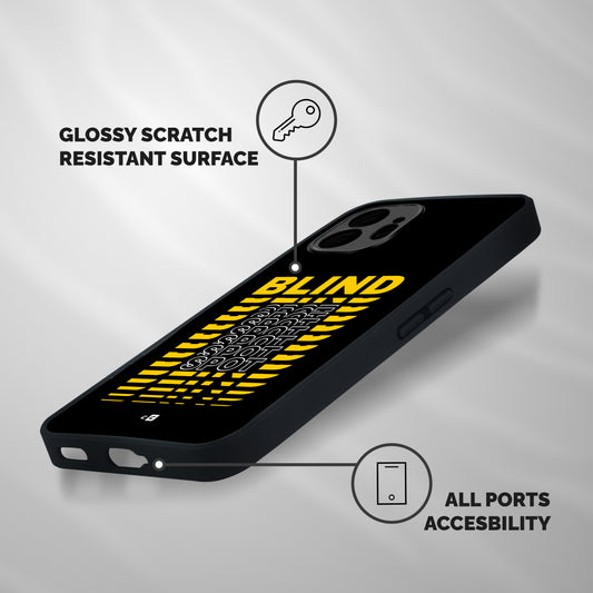 Blind Spot Shockproof Hybrid Protection (Metal + TPU) Back Case Cover