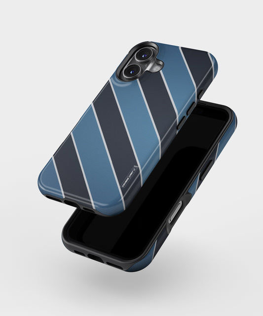 Blue Black Stripes MagSafe Bumper Case