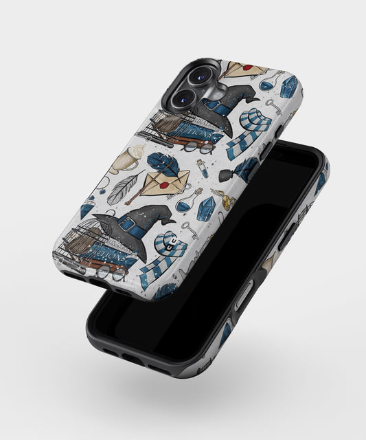 Blue Feather Hat Design MagSafe Bumper Case