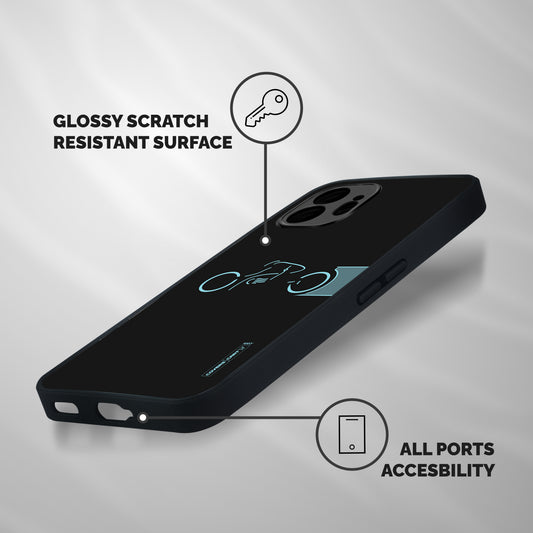 Blue Ride Shockproof Hybrid Protection (Metal + TPU) Back Case Cover