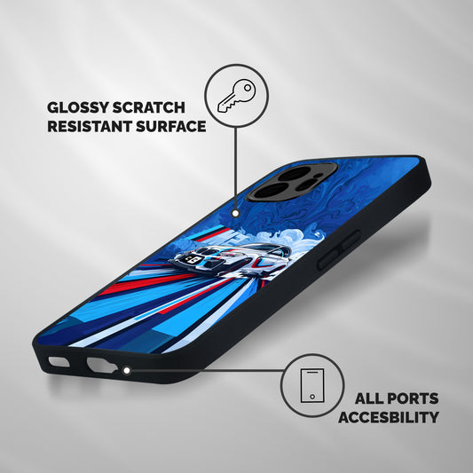 BMW M2 Sports Car Shockproof Hybrid Protection (Metal + TPU) Back Case Cover