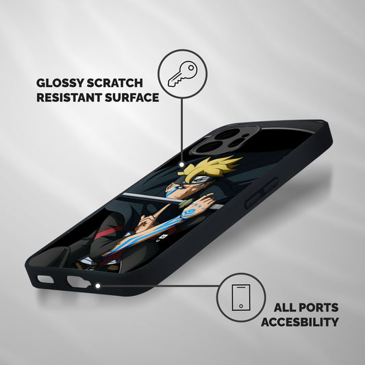 Boruto Uzumaki Stance Shockproof Hybrid Protection (Metal + TPU) Back Case Cover