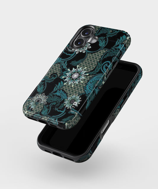 Bottle Green Floral MagSafe Bumper Case