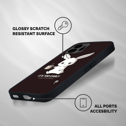Bunny Early Shockproof Hybrid Protection (Metal + TPU) Back Case Cover