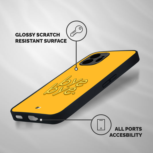 Bye Bye Shockproof Hybrid Protection (Metal + TPU) Back Case Cover