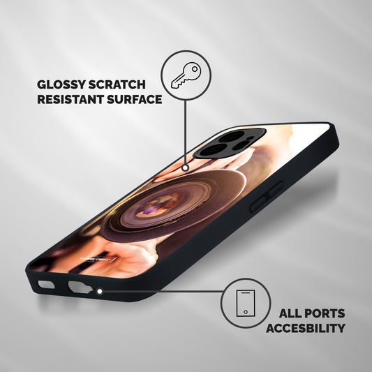 Camera Lovers Shockproof Hybrid Protection (Metal + TPU) Back Case Cover