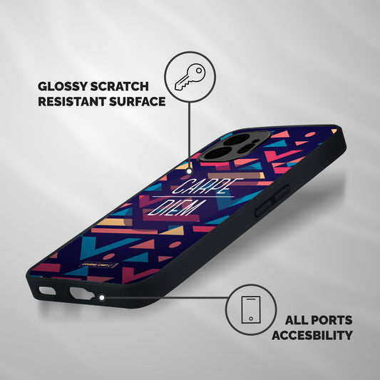 Carpe Diem Shockproof Hybrid Protection (Metal + TPU) Back Case Cover