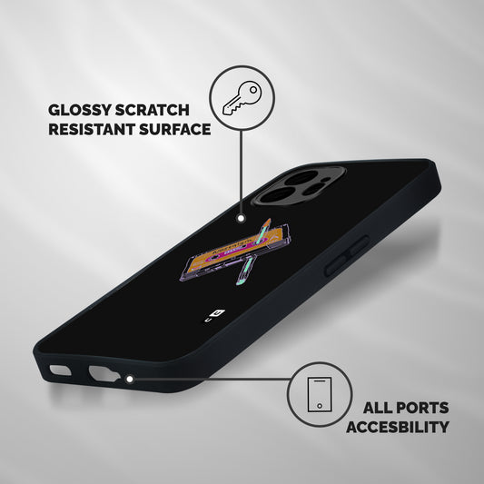 Casette Nostalgia Shockproof Hybrid Protection (Metal + TPU) Back Case Cover