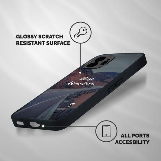 Chase Adventure Shockproof Hybrid Protection (Metal + TPU) Back Case Cover