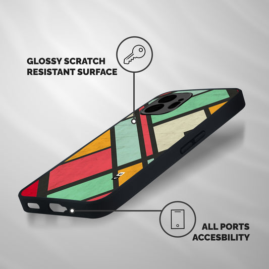 Check Colors Shockproof Hybrid Protection (Metal + TPU) Back Case Cover