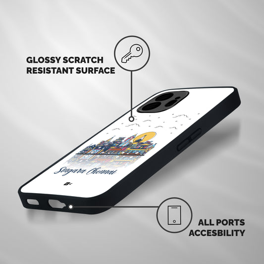 Chennai City Shockproof Hybrid Protection (Metal + TPU) Back Case Cover