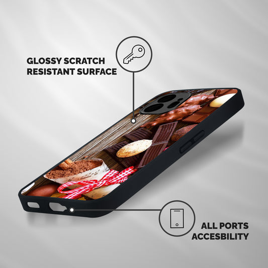 Chocolate Candies Shockproof Hybrid Protection (Metal + TPU) Back Case Cover