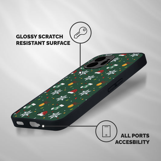 Christmas Call Shockproof Hybrid Protection (Metal + TPU) Back Case Cover