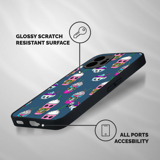 Coffee Mugs Shockproof Hybrid Protection (Metal + TPU) Back Case Cover