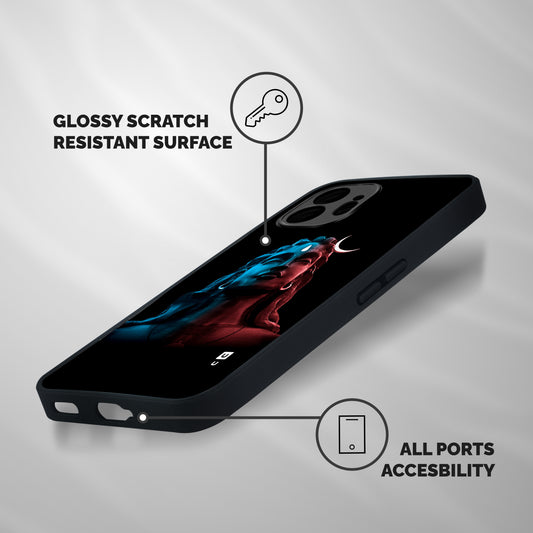 Colorful Shiva Shockproof Hybrid Protection (Metal + TPU) Back Case Cover