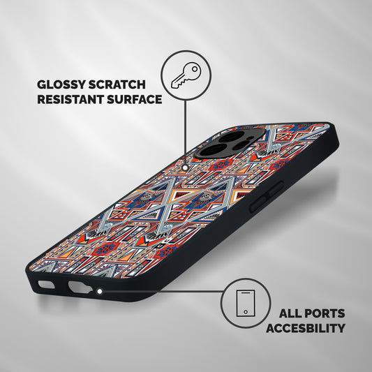 Creative Aztec Art Shockproof Hybrid Protection (Metal + TPU) Back Case Cover