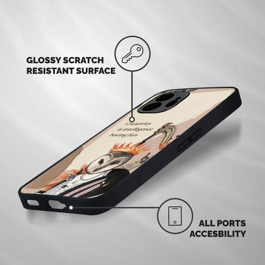 Creativity Intelligence Shockproof Hybrid Protection (Metal + TPU) Back Case Cover