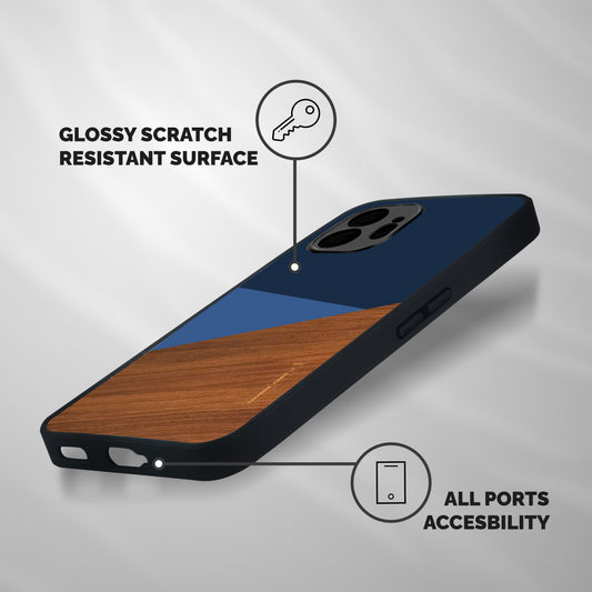 Crossed Lines Pattern Shockproof Hybrid Protection (Metal + TPU) Back Case Cover