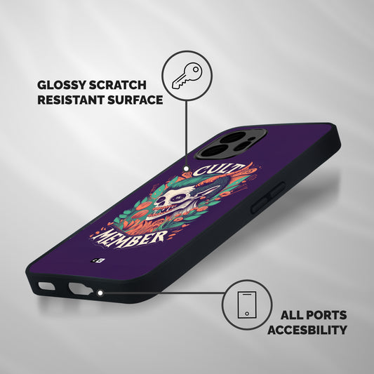 Cult Member Shockproof Hybrid Protection (Metal + TPU) Back Case Cover