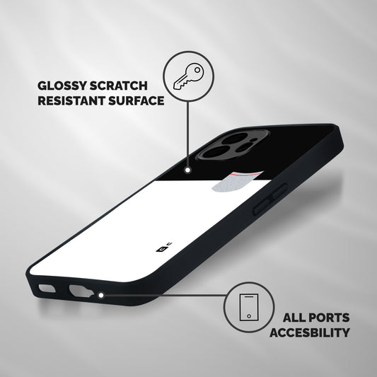 Cute Pocket Simple Shockproof Hybrid Protection (Metal + TPU) Back Case Cover