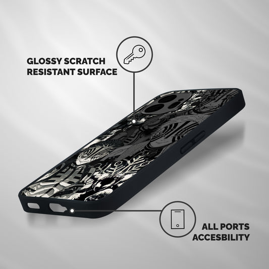 Dark Akaza Group Shockproof Hybrid Protection (Metal + TPU) Back Case Cover