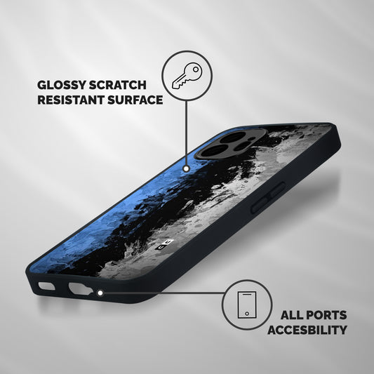 Dark Art Shockproof Hybrid Protection (Metal + TPU) Back Case Cover