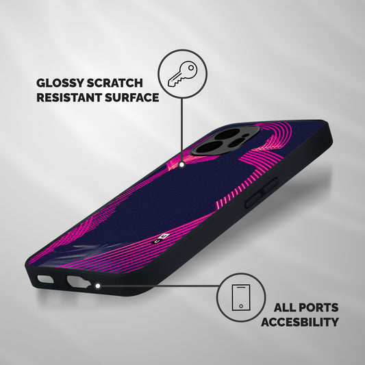 Dark Night DJ Shockproof Hybrid Protection (Metal + TPU) Back Case Cover