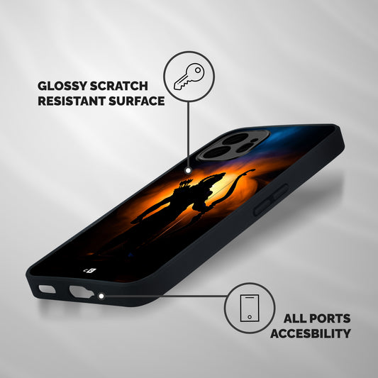 Divine Lord Shockproof Hybrid Protection (Metal + TPU) Back Case Cover